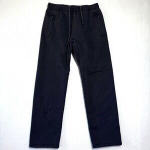 KHY Kylie Jenner Pants Women Small Fleece Straight Leg Sweatpants Low Rise Black